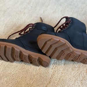 Selling these cute lace up Sorel boots  like new only worn once